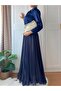 Pile-Looking Layered Chiffon Skirt with Movable Lining - 4