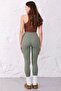 2-Pack Advantage Women's No-Show Extra Flexible High Waist Ribbed Leggings - 5