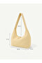 Yellow Shk331 Soft Textured, Zippered, Women's Hand, Arm and Shoulder Bag - 7