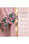 Luxury Pink Abaya for Women with Embroidered Rose Applique and Matching Chilla - Street Style - 2