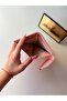 Women's Pink Powder Envelope Cover Gold Lock Mini Card Holder Wallet - 5