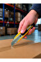 5-piece metal crowbar set with professional utility knife, cutter, and yellow ergonomic handle crowbar. - 2