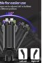 5-in-1 Car Charger with Aroma Diffuser, Starlight Laser, 45W Fast Charging, 80cm Retractable Cable, 3 Essential Oil Bottles, Model D1 - 3
