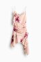 Asymmetric draped-panel dress - 5