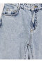 Blue Barrel Fit Stone Embellished Girls' Jean Pants - 3
