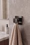 Stainless Steel Adhesive Towel Holder, Robe & Washcloth & Towel Hanger Multi-Purpose Hanger for Bathroom & Wc Behind Door