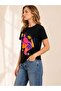 New Season Modern Design 100% Cotton Colorful Printed Crew Neck Short Sleeve Women's T-Shirt - 2