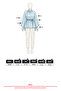 Drawstring Raglan Sleeve Tunic Y0150 - White - 6