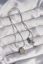 316L Steel Silver Color Square Charm Model Necklace - 2