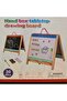 Kids Educational Tabletop Drawing Board Set, Wooden Double Sided Easel with Magnetic Learning Accessories, Whiteboard Marker, Chalk and Eraser Included, Interactive Learning and Art Toy for Preschool - 4