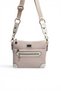 Burgundy - Bone Crow's Feet Plaid Women's Crossbody Bag Sp1110