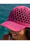 Modern-Looking Summer Knitwear Hat with a Silvery Knit Design - 2