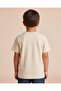 Boys Beige Zoo Town Print T-Shirt - 6