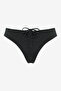 Women Cheeky Black Bikini Bottom - 2