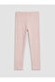 Ecru Baby Girl Ribbed Leggings 3-Pack - 4