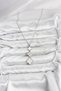316L Steel Chain Silver Color Clover Detailed Zircon Stone Women's Necklace - 2