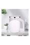 Self Stirring Mug With Lid Automatic Magnetic Stirring Coffee Cup White - 2
