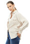 Women's Pocket Detailed Oversize Shirt - 4