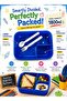 Kids Lunch Box Set with Spoon & Fork, 1800ml Bento Lunch Box for Boys & Girls, 3 Compartment Airtight Leak-Proof Food Container with 4 Locking Clips, BPA-Free School Lunch Box - 7