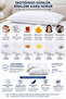 2-Pack Liquid-Proof Pillow Mattress Protectors with Cotton Cover 50X70+20 cm - 5