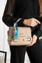 As 719 Multi-Compartment Quality Shoulder and Shoulder Bag with Shawl and Belt Detail, Mink - 4