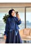 24416 Firdevs Blouse Navy Blue