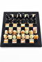 Handmade Black & Green Onyx Natural Stone Chess Set 20X20 cm (8 Inch) |   Decorative Marble Chess Set |   Gift Premium Chess Set