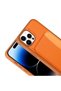 iPhone 14 Pro Max Case with Card Holder and Raised Camera Silicone Brsa - 4