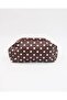 Women's Polka Dot Chain Strap Clutch Bag