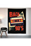 Back to the 90's Cassette Wall Covering Wall Tapestry First Quality Satin Fabric Poster