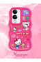 Vivo Y19S Gt 5g Compatible Case Camera Protector Red Silicone Couple Phone Case Kitty Pattern - 2