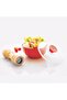 Mixing Bowl Outer Plastic with inner Stainless Steel Mixing & Serving Bowls (Red, 600 ML) - 3