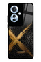 Oppo Reno 11F Golden Leopard X Design Glossy Phone Case