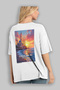 Casablanca Morocco White Oversize Country City Back Printed Unisex T-Shirt 100% Cotton Premium - 3