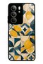 Realme C75 Glossy Phone Case with Mediterranean Lemon Mosaic Design