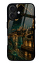 iPhone 16 Emerald Bosphorus Palace Design Glossy Phone Case
