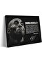 30x40 cm 12x16 Inch Gallery Wrapped Canvas | Kobe Bryant Mamba Mentality Quote | Typographic Portrait Wall Art | Ready to Hang