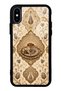iPhone XS Max Ivory Ottoman Coffee Design Glossy Phone Case
