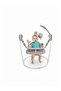 2-in-1 Baby Activity Jumper and Play Seat, music and light, pink - 3