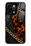 Oppo Reno 14 Pro Golden Eclipse Design Glossy Phone Case