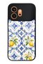 Honor 600 Glossy Phone Case with Sapphire Lemon Tiles Design