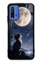 Xiaomi Redmi 9t Moon Guardian Kitty Design Glossy Phone Case