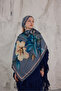 Summer Garden Series Patterned Cotton Soft Shawl Women's Colorful Shawl