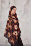 Summer Garden Series Patterned Cotton Soft Shawl Women's Colorful Shawl - 2