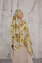 Summer Garden Series Patterned Cotton Soft Shawl Women's Colorful Shawl - 4