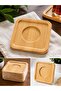 Wooden Tea Plate - 2