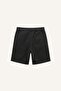 100% Cotton Relax Fit Anthracite Bermuda Shorts I3728Ax26Au - 2