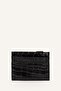 Artificial Leather Black Card Holder I1260Axns - 4