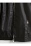 Vizyon New Season Slim Fit Shirt Collar Men's Leather Look Jacket - 8