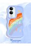 Vivo Y29T 5g Compatible Case Camera Protective Blue Silicone Couple Phone Case Rainbow Pattern - 2